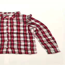شومیز چهارخانه 1تا 9 سال