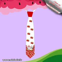 کروات طرح یلدایی باتم عمرتون صد شب یلدا…دلتون قد یه دریا