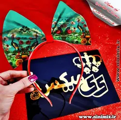 تلسرنوروزی (پاپیون دورگردنی پسرانه،گیره مو و کلیپس)  باطرح گل(9)