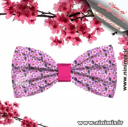 تلسرنوروزی (پاپیون دورگردنی پسرانه،گیره مو و کلیپس) طراحی شده با تم گل  کد(3)