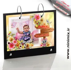 تقویم رومیزی سیزده برگ (5 برگ و 7 برگ) طراحی شده با عکسهای عزیزان شما