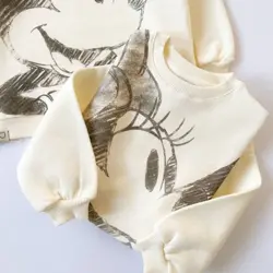 بلوز تك دورس ميني موس چاپ شاين دار ( داخل کرک)