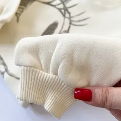 بلوز تك دورس ميني موس چاپ شاين دار ( داخل کرک)