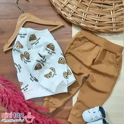 بلوز شلوار بچگانه دورس طرح خرس