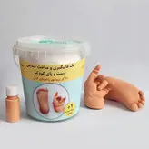 مجموعه قالب گیری نی نی تندیس مدل دست و پای نوزاد رنگ پوست