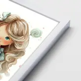 تابلو کودک مدل دختر آبنباتی مجموعه 3 عددی