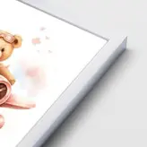 تابلو اتاق کودک مدل تدی خلبان مجموعه 3 عددی