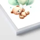 تابلو اتاق کودک مدل تدی خلبان مجموعه 3 عددی