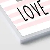 تابلو اتاق کودک مدل LOVE خرگوش DREAM BIG مجموعه 3 عددی