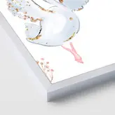 تابلو کودک مدل قو و اسب و دختر بالرین مجموعه 3 عددی