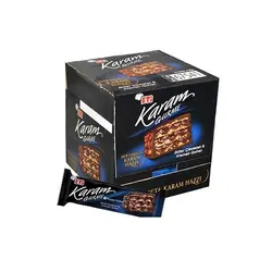 ویفر شکلاتی اتی کارام با طعم شکلات تلخ 24 عددی Eti Karam
