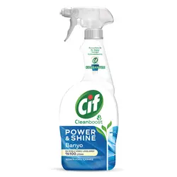 اسپری تمیزکننده سرویس بهداشتی CIF مدل POWER AND SHINE حجم 750 میلی
