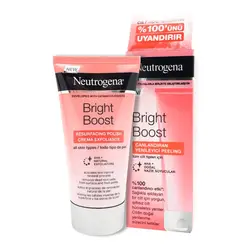 کرم لایه بردار نوتروژینا سری Bright Boost مناسب انواع پوست 75 میل