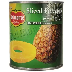 کنسرو آناناس حلقه شده دل مونت وزن 840 گرم