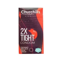 کاندوم انار تنگ کننده و تاخیری چرچیلز 12 عددی