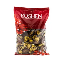 تافی کاکائویی با مغز کرم شکلاتی تافلینی روشن گرمیRoshen Toffelini_ ۱۰۰۰