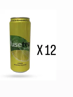 چای سرد لیمو فیوس تی fuse tea حجم 330 میل بسته۱۲عددی