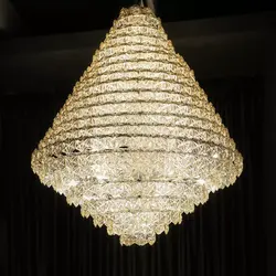 لوستر طبقاتی کریستال ستاره 150 نیرا