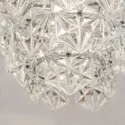 لوستر طبقاتی کریستال ستاره 75 نیرا