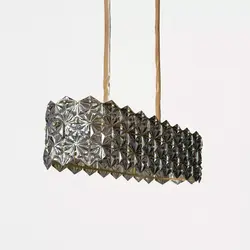 لوستر کریستال ستاره خطی 35×90 نیرا