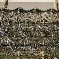 لوستر کریستال ستاره خطی 35×90 نیرا