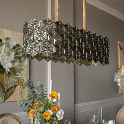 لوستر کریستال ستاره خطی 35×90 نیرا