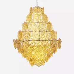 لوستر کریستال ستاره خوشه ای 55 نیرا