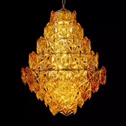 لوستر کریستال ستاره خوشه ای 55 نیرا