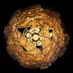 لوستر کریستال صدفی گرد 50 نیرا