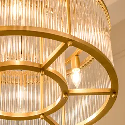 لوستر کریستال لوله ای دولاین 60 نیرا