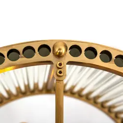 لوستر کریستال لوله ای گرد 40 نیرا