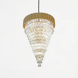 لوستر کریستالی آیرون طبقاتی (قطره) نیرا