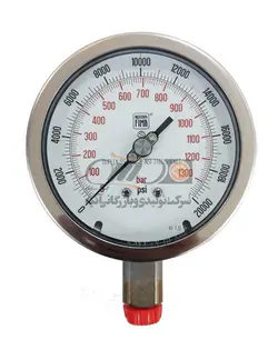 گیج فشار psi 20000 نوافیما MODEL: BOURDON TUBE