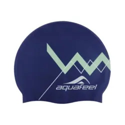 کلاه شنا آکوافیل مدل Zig Zag Silicone