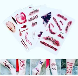 تاتو طرح زخم واقعی