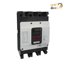 کليد اتوماتیک قابل تنظیم سه پل 630 آمپر هیوندای الکتریک 45KA مدل HGM630E-F