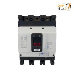 کليد اتوماتیک قابل تنظیم سه پل 630 آمپر هیوندای الکتریک 45KA مدل HGM630E-F