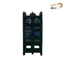کنتاکت کمکی کنتاکتور هیوندای الکتریک نصب از کنار 1NC+1NO مخصوص کنتاکتورهای HGC 115-800