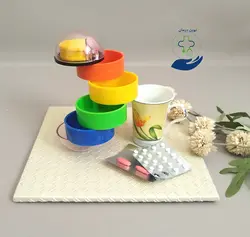 ظرف محافظ و نظم دهنده قرص رنگی