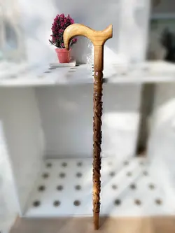 عصا چوبی طرحدار