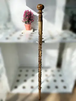 عصا چوبی طرحدار