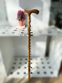 عصا چوبی طرحدار
