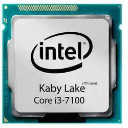 پردازنده اینتل Core i3 7100 (استوک) ا Intel Core i3-7100 Kaby Lake 7th Gen Tray Processor