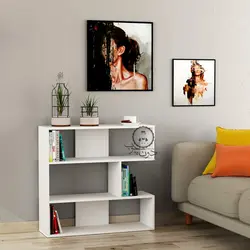 قفسه کتابخانه مدل e اُدون چوب