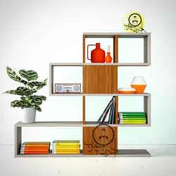 کتابخانه مدل رایکا اُدون چوب