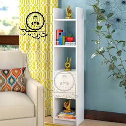 کمد کتابخانه ایستاده شیک مدل قلعه اُدون چوب