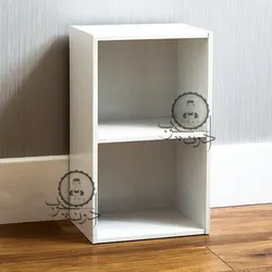 قفسه کتاب رومیزی دو طبقه اُدون چوب