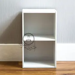 قفسه کتاب رومیزی دو طبقه اُدون چوب