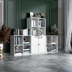 کتابخانه مدل افسون اُدون چوب