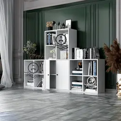 کتابخانه مدل افسون اُدون چوب